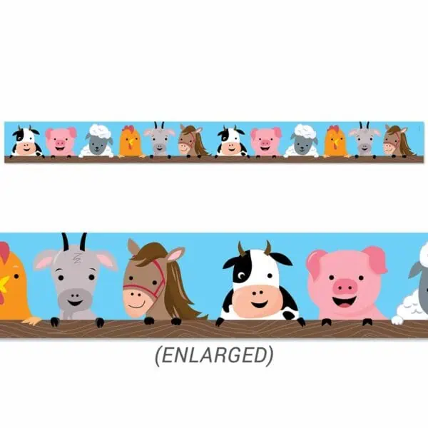 Farm Friends Farm Faces Border CTP-10219