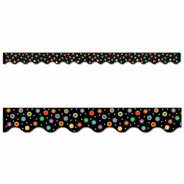 Dots on Black Border CTP-1932