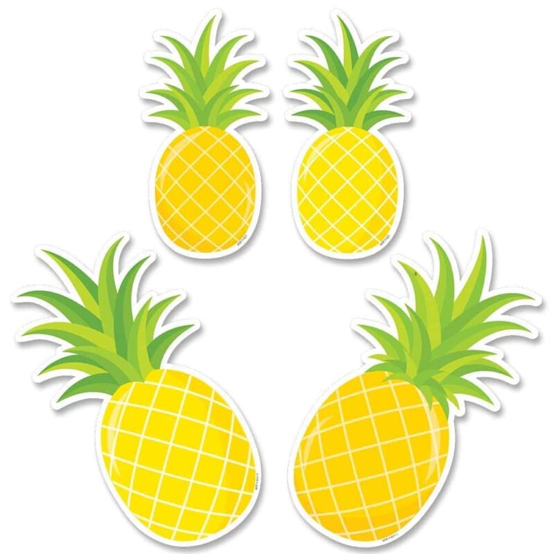 Palm paradise pineapple party 6 inch designer cut-outs ctp-10226