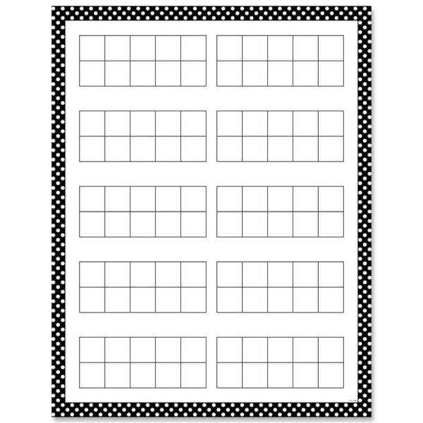 10 Frames Charts with a Purpose CTP-10192