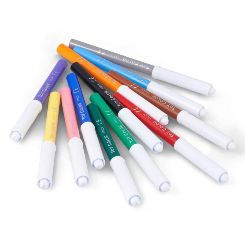 Toy color junior super washable felt  marker  (12 colors -pack of 72)