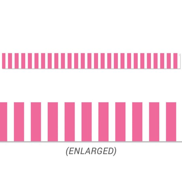 Pink Bold Stripes Border CTP-10071