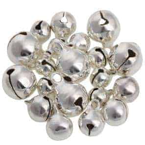 Silver Cpper bell 20pcs