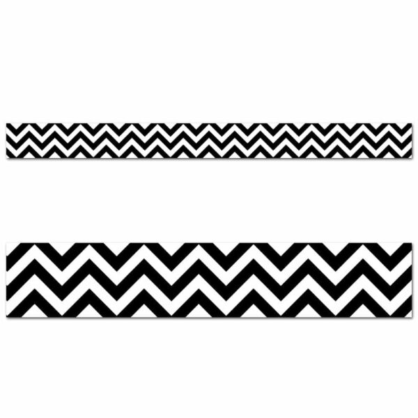 Black Chevron Border CTP-0176