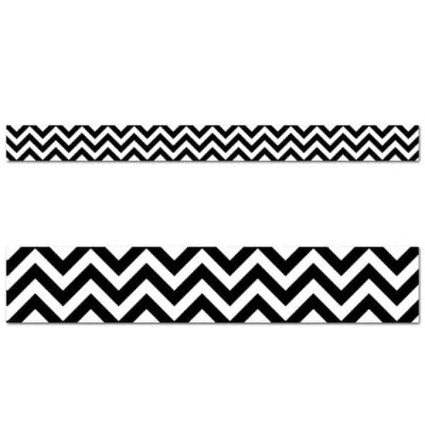 Black Chevron Border CTP-0176
