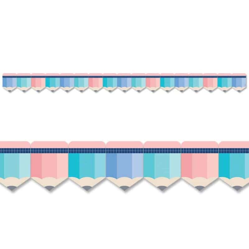 Calm & cool pencils border ctp-8680
