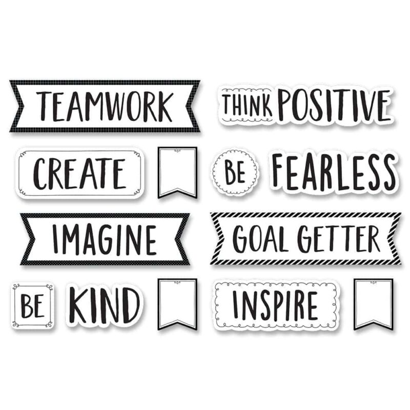 Motivational phrases mini bulletin board ctp-10202