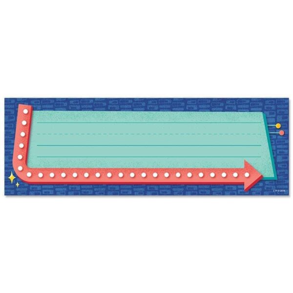 Mid-Century Mod Retro Sign Name Plates CTP-8459