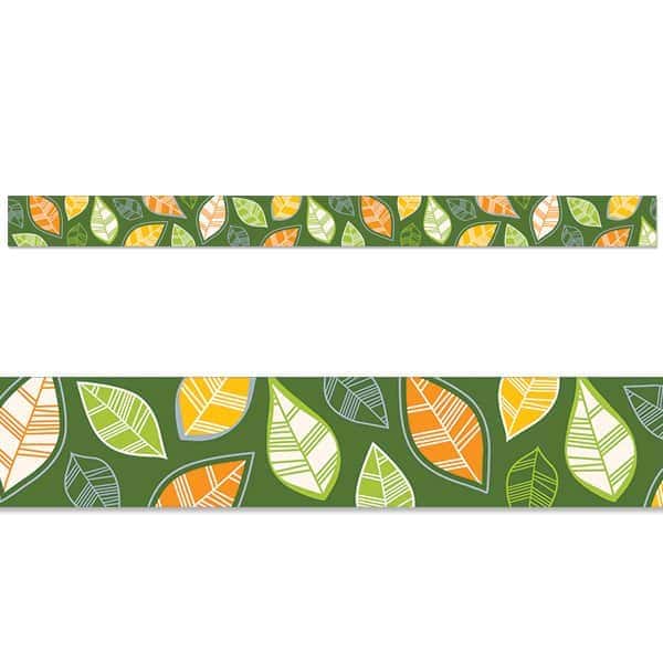 Woodland Friends Autumn Leaves Border CTP-8390