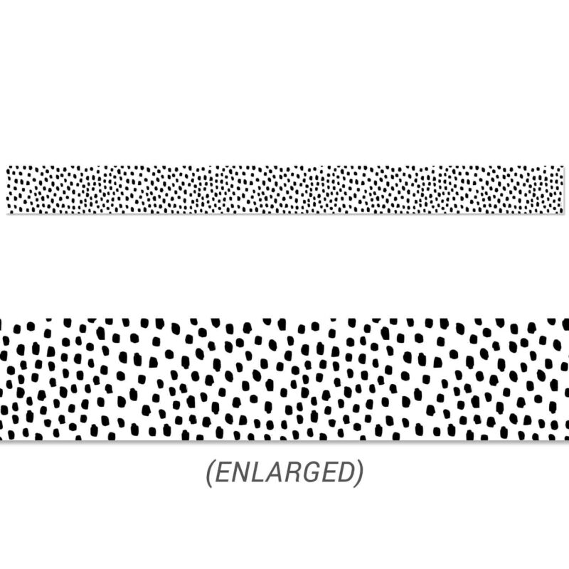 Black messy dots border ctp-10061