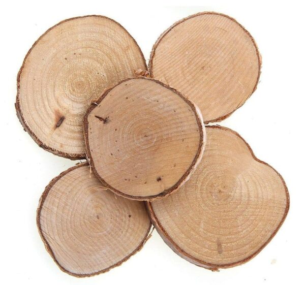 Wood offcuts 40g, Diameter  4-7cm