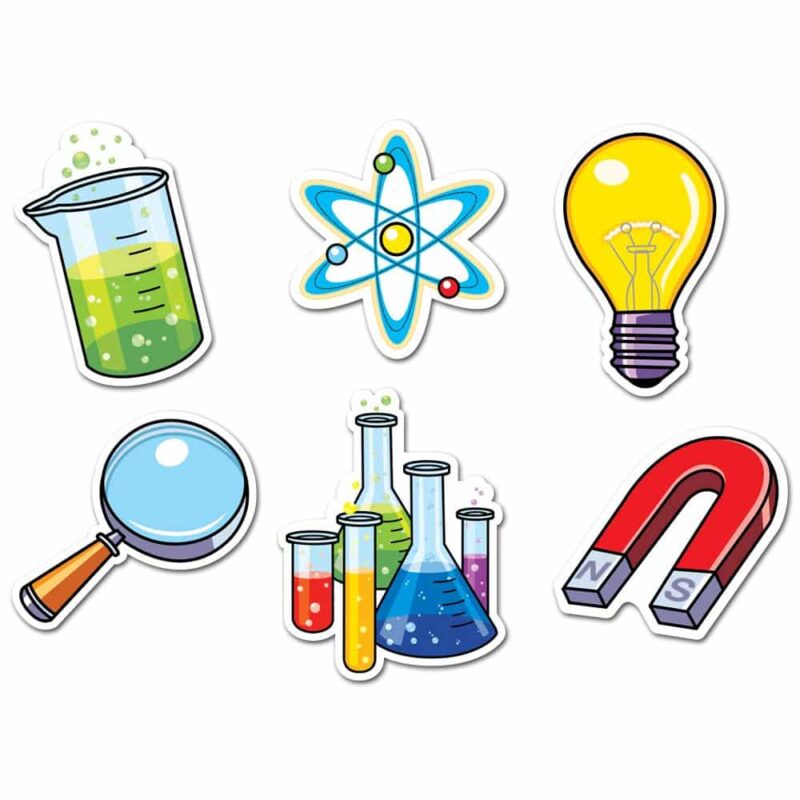 Science lab 6" designer cut-outs ctp-3875