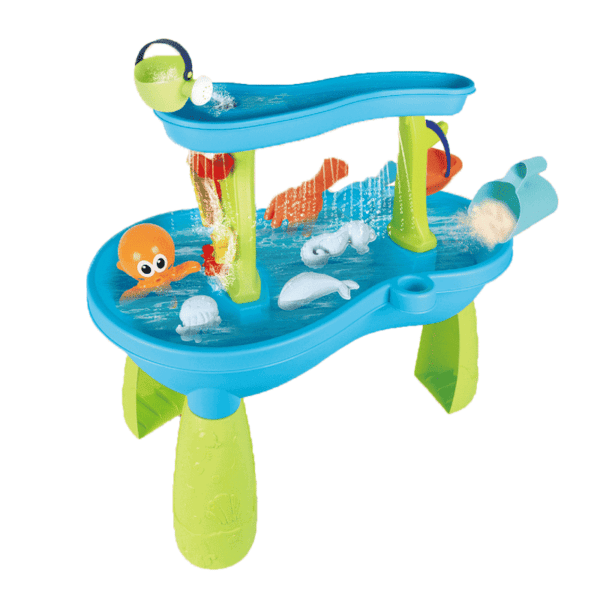 Toddler Sensory Sand and water 2 level Table set with 9 accessories