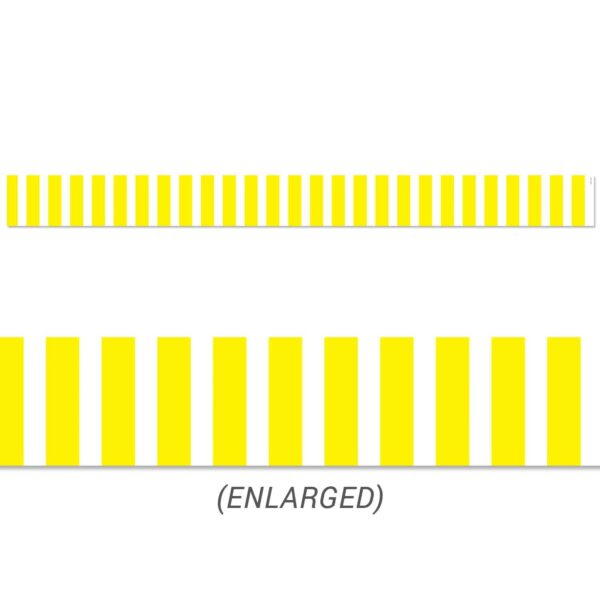 Yellow Bold Stripes Border CTP-10073