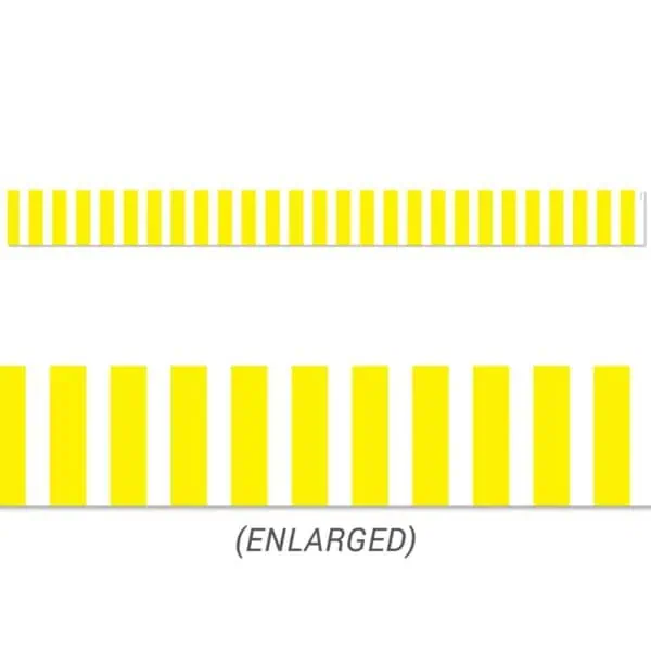 Yellow Bold Stripes Border CTP-10073