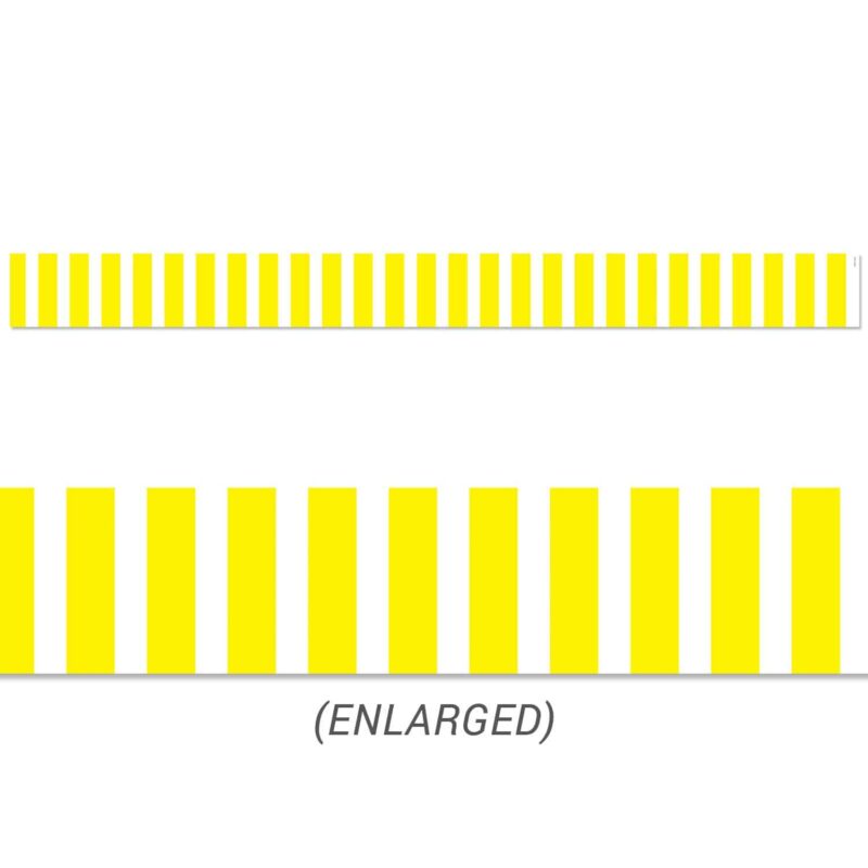 Yellow bold stripes border ctp-10073