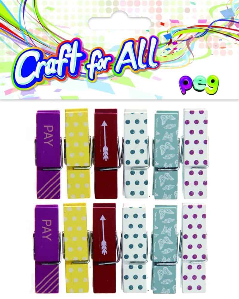 Decorative peg 12pcs