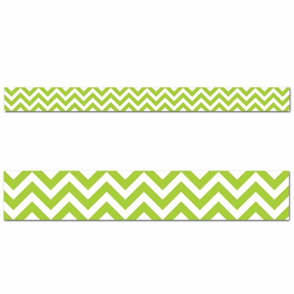 Lime Green Chevron Border CTP-0164