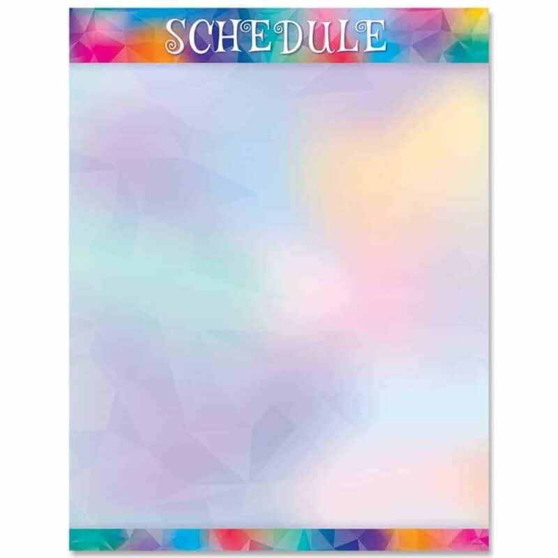 Mystical magical schedule chart ctp-8630