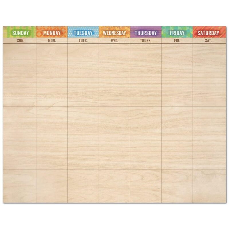 Upcycle style calendar chart ctp-1482