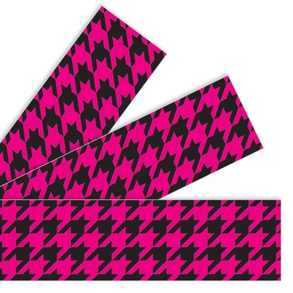 Houndstooth Pink Bolder Borders®