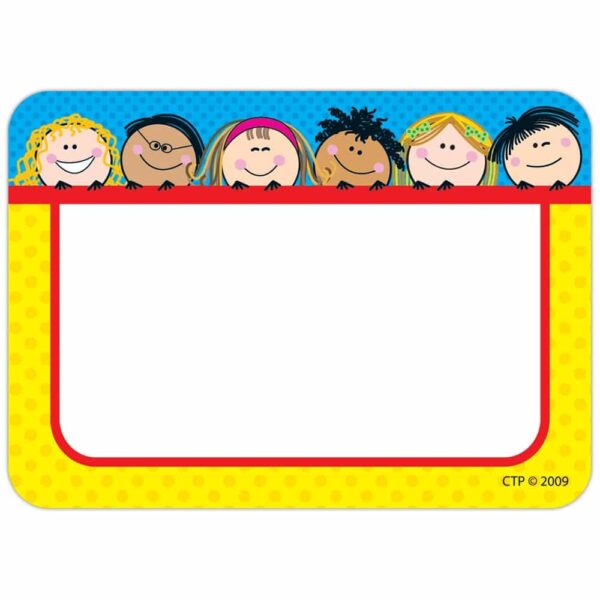 Smiling Stick Kids Labels CTP-4503