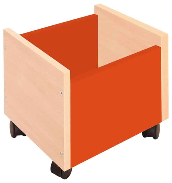 Container On Wheels Red