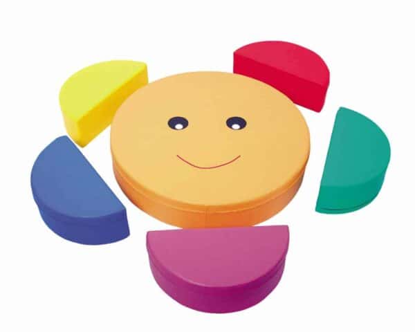 A Set Of Poufs: Flower