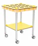 Movable Table For Storing Cups And Towels