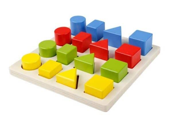 Wooden Learning Geometric Board
