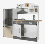 Wooden Kitchen Set with fridge