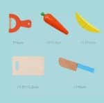 Wooden Kitchen Toys Cutting Fruits Vegetables
