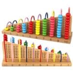 Double-sided wooden abacus