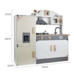 Wooden Kitchen Set with fridge