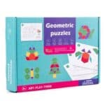 Geometric tangram puzzle