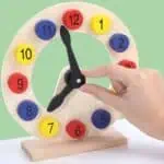 Educational Wooden clock