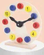 Educational Wooden clock