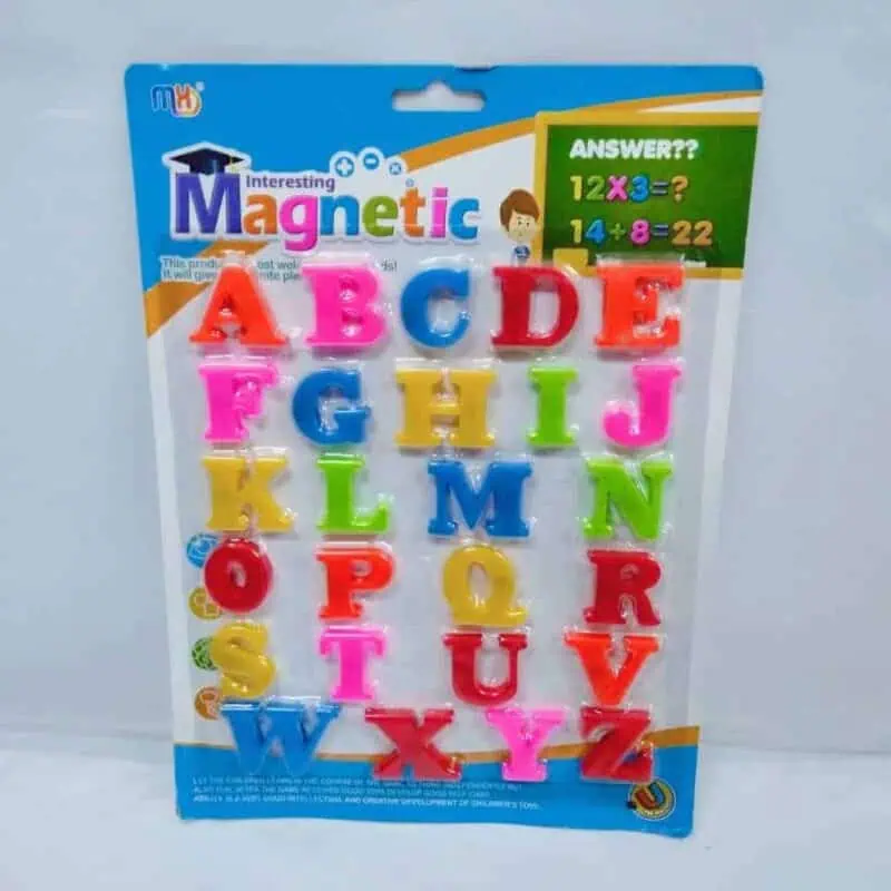 English Magnetic plastic alphabet