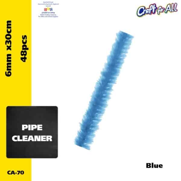 Pipe Cleaner - 0.6cm x 30cm x 48pcs - Blue