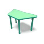 Wodeen trapezoidal Table 95x48cm