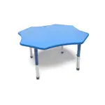 Wooden Adjustable octagon table 120x37cm