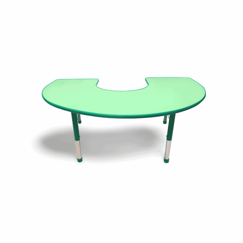 Wooden adjustable u shape table