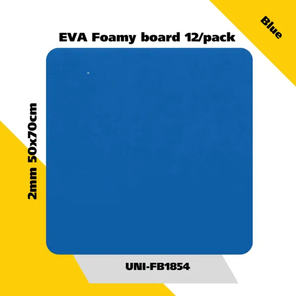 EVA Foamy board  12/pack 2mm 50x70cm - Blue