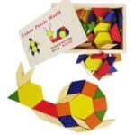 Wooden matching Blocks 60 Pcs