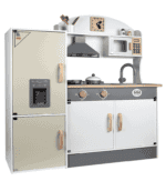 Wooden Kitchen Set with fridge