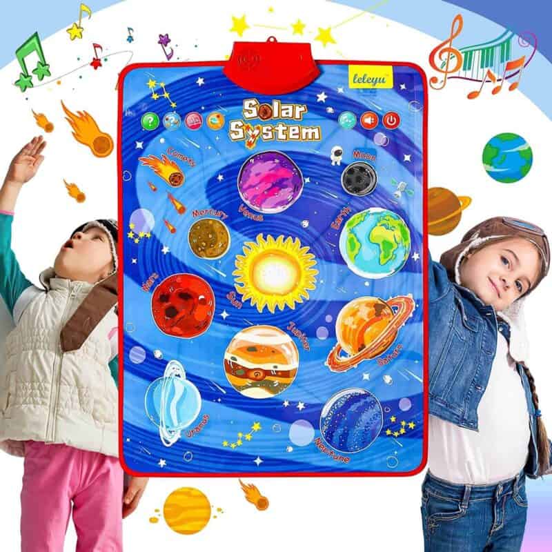 Solar system interactivetalking poster for learning planets