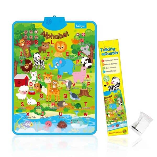 English Talking Poster Learning Phonetic Chart Audio Charts for Kids