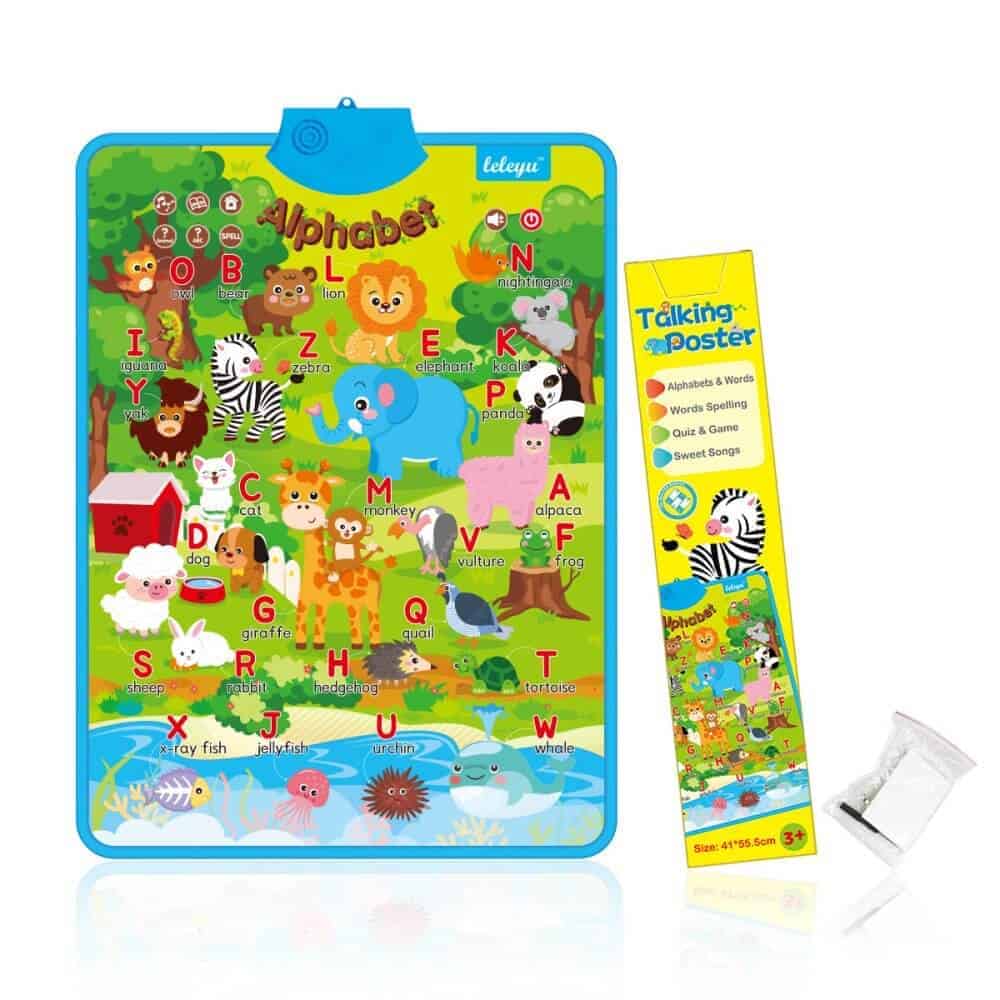 English talking poster learning phonetic chart audio charts for kids