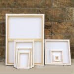 Stretched Canvas back stapled cotton 280 g