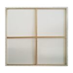 Stretched Canvas back stapled cotton 280 g